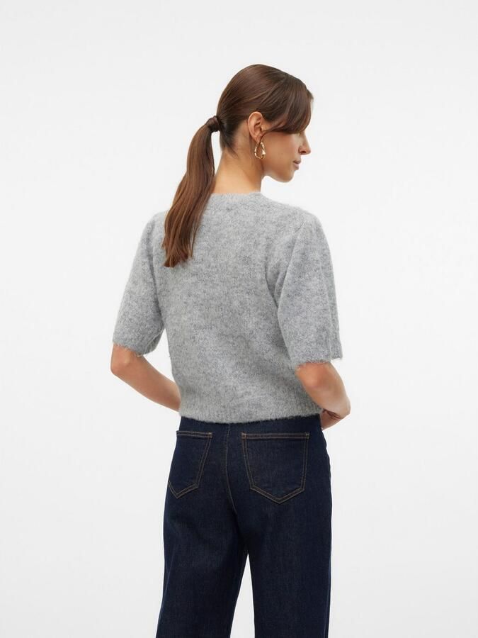 Vero Moda Regular fit gebreide pullover met pofmouwen model 'NOVAH' - Foto 3