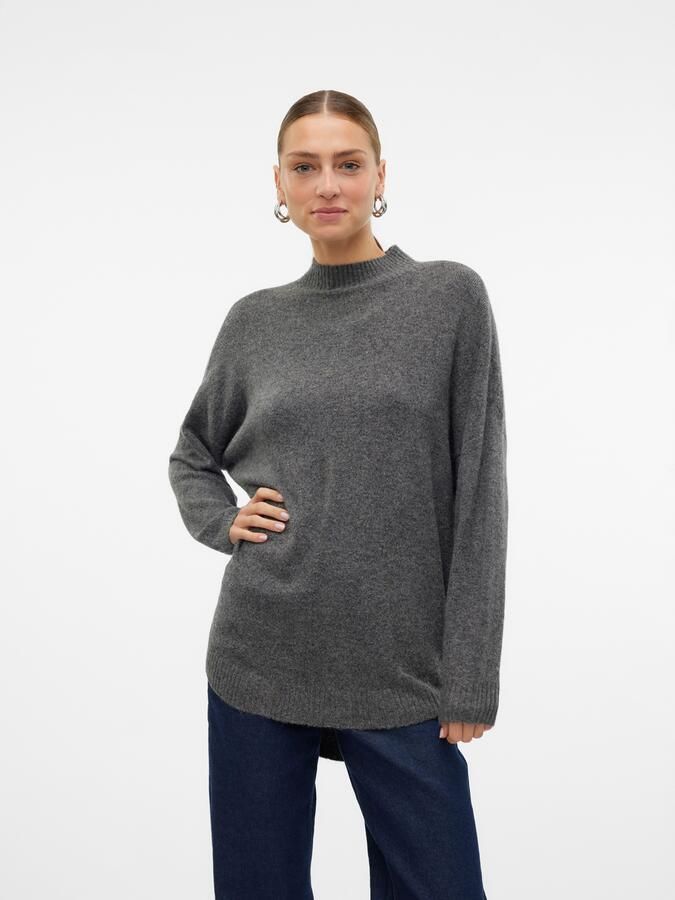 Vero Moda Gebreide trui VMPLAZA LS HIGHNECK LONG PULLOVER GA BOO - Foto 7