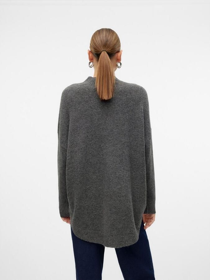Vero Moda Gebreide trui VMPLAZA LS HIGHNECK LONG PULLOVER GA BOO - Foto 5