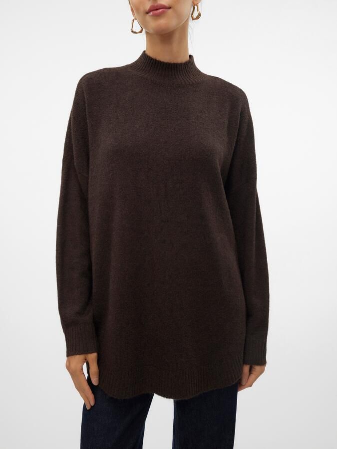 Vero Moda Gebreide trui VMPLAZA LS HIGHNECK LONG PULLOVER GA BOO - Foto 6