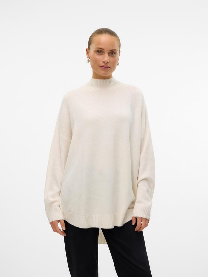 Vero Moda Gebreide trui VMPLAZA LS HIGHNECK LONG PULLOVER GA BOO - Foto 7