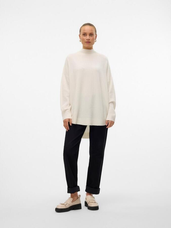 Vero Moda Gebreide trui VMPLAZA LS HIGHNECK LONG PULLOVER GA BOO - Foto 3