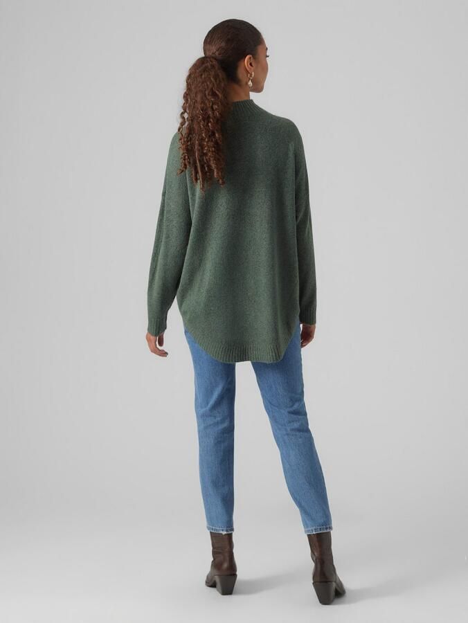 Vero Moda Gebreide trui VMPLAZA LS HIGHNECK LONG PULLOVER GA BOO - Foto 3