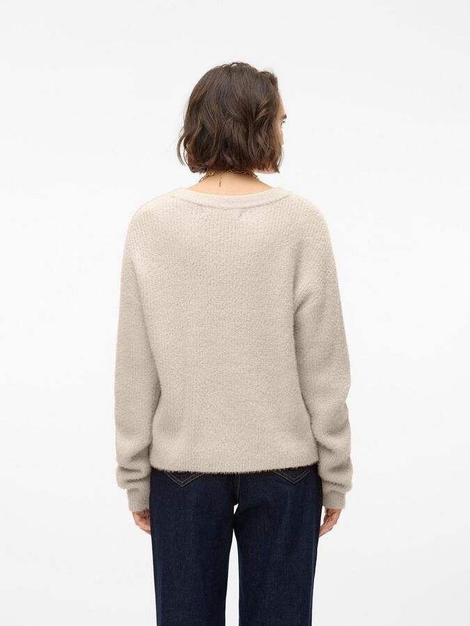 Vero Moda Gebreide trui VMPUFF LS O-NECK PULLOVER BOO - Foto 5