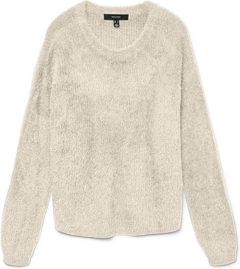 Vero Moda Gebreide trui VMPUFF LS O-NECK PULLOVER BOO