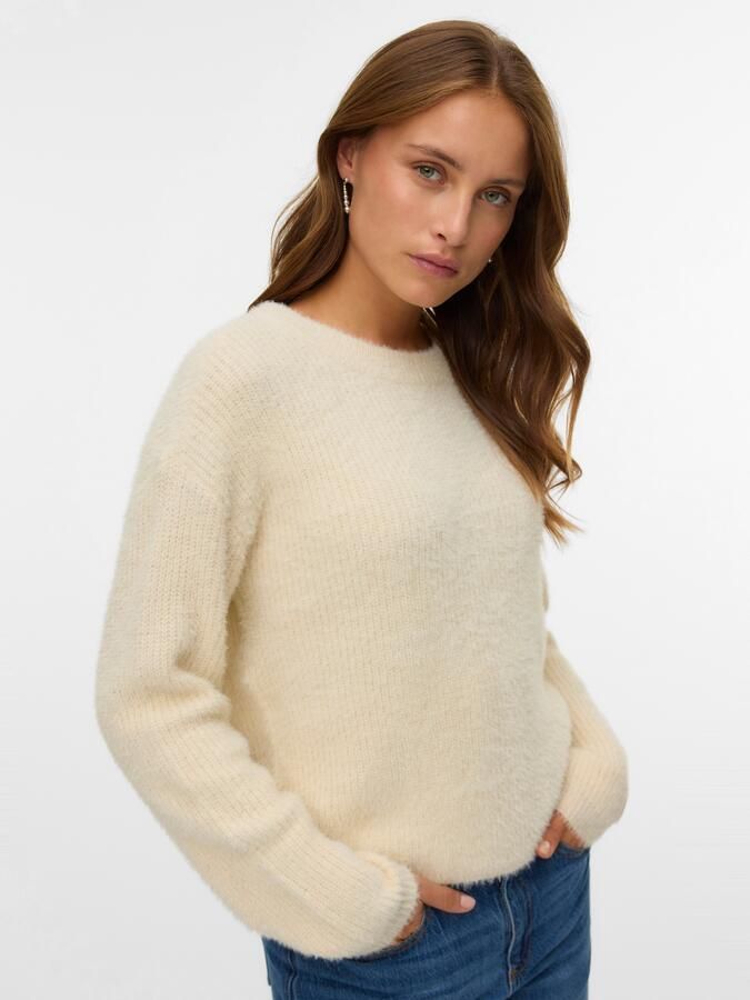 Vero Moda Gebreide trui VMPUFF LS O-NECK PULLOVER BOO - Foto 5