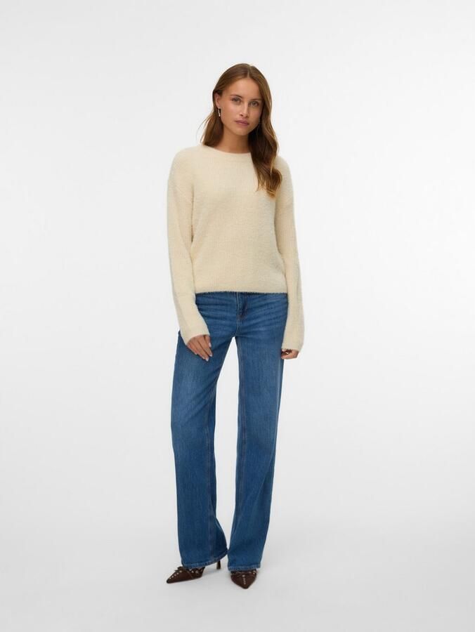 Vero Moda Gebreide trui VMPUFF LS O-NECK PULLOVER BOO - Foto 4