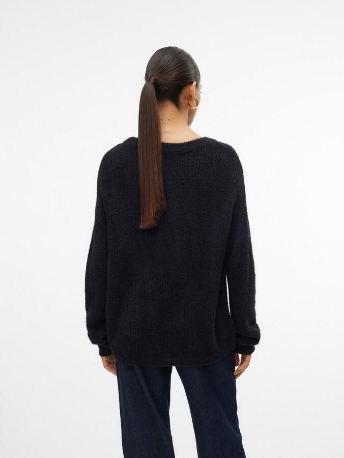 Vero Moda Gebreide trui VMPUFF LS O-NECK PULLOVER BOO - Foto 4