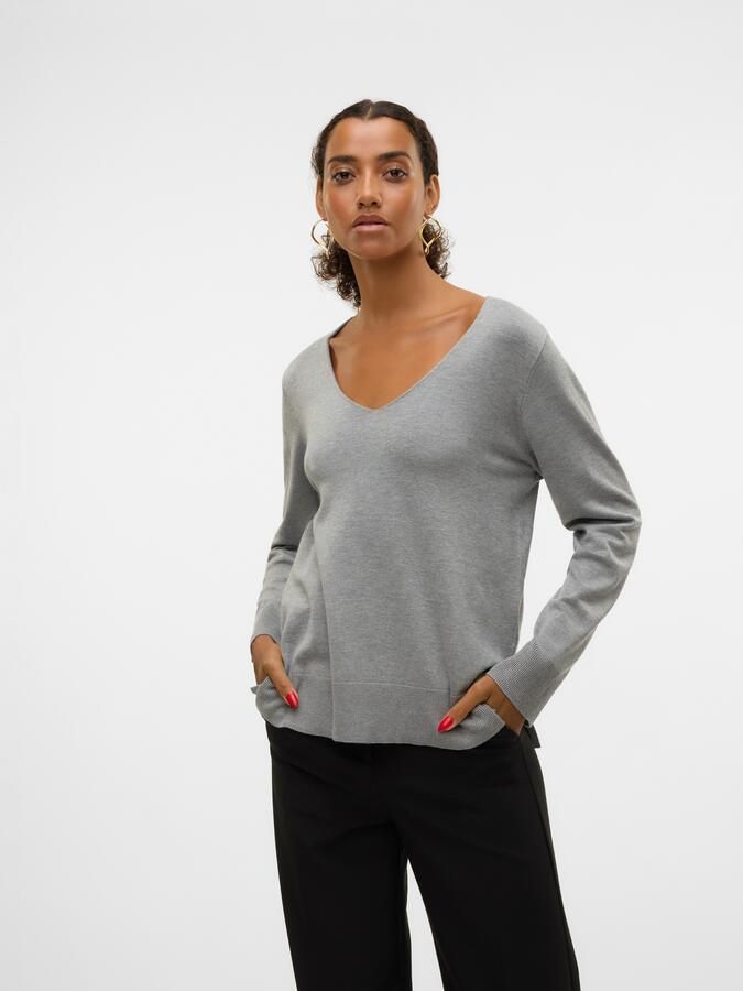 Vero Moda Gebreide trui VMSILJE LS V-NECK PULLOVER GA NOOS - Foto 7