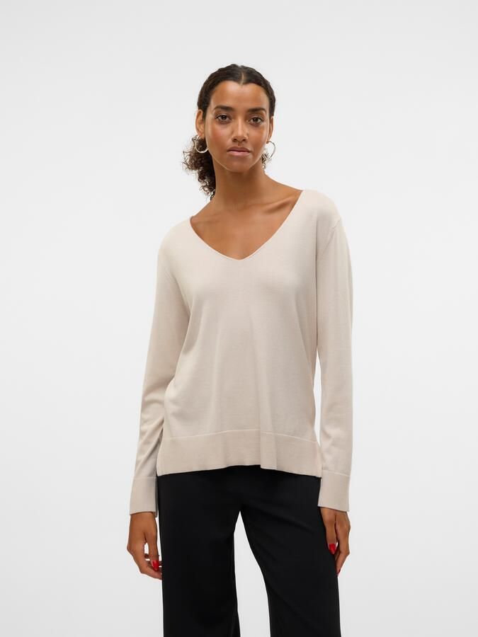 Vero Moda Gebreide trui VMSILJE LS V-NECK PULLOVER GA NOOS - Foto 6