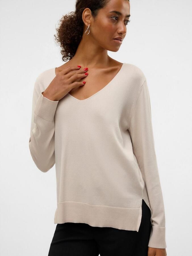 Vero Moda Gebreide trui VMSILJE LS V-NECK PULLOVER GA NOOS - Foto 2