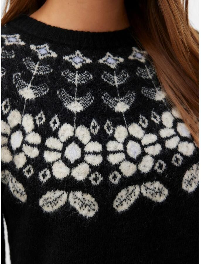 Vero Moda Gebreide trui VMSIMONE LS NORDIC PULLOVER GA REP BOO