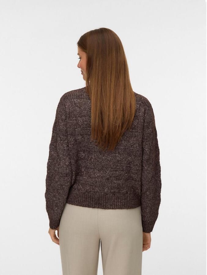 Vero Moda Gebreide trui VMVIRGO LS HIGHNECK PULLOVER BF - Foto 3