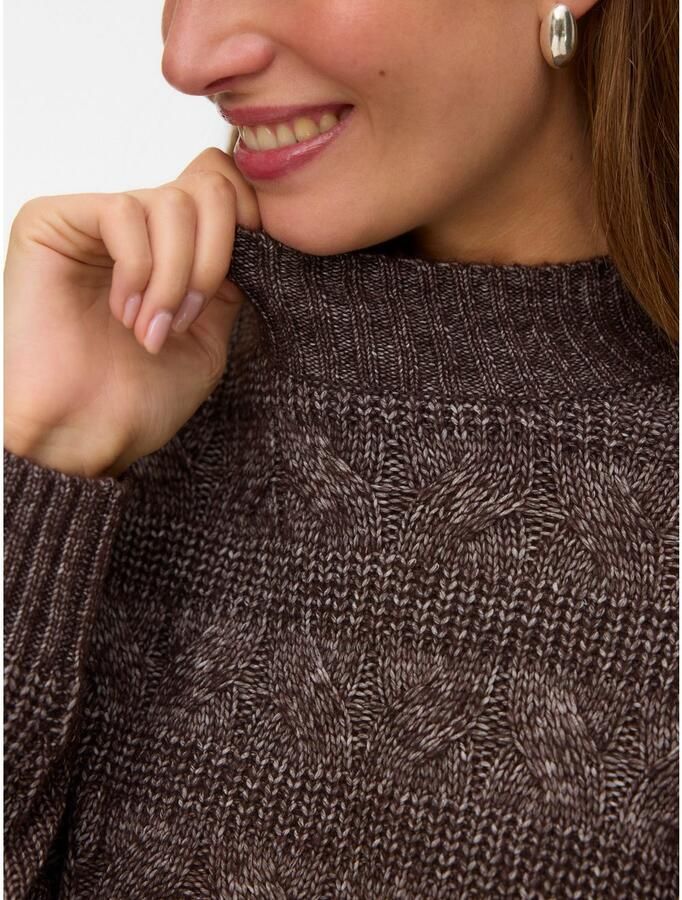 Vero Moda Gebreide trui VMVIRGO LS HIGHNECK PULLOVER BF - Foto 2