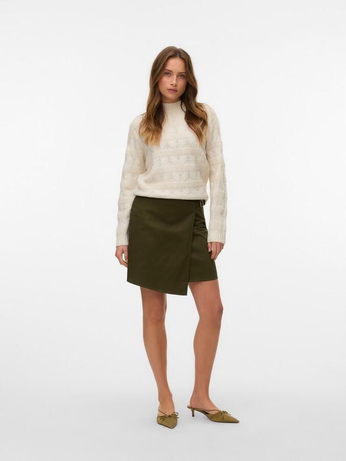 Vero Moda Gebreide trui VMVIRGO LS HIGHNECK PULLOVER BF - Foto 5