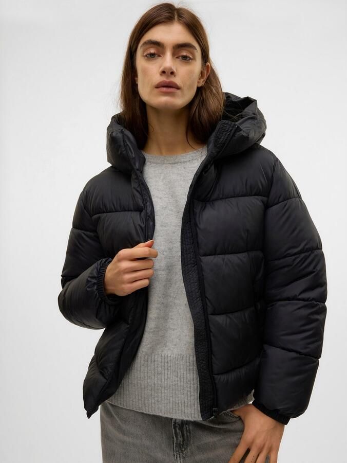 Vero Moda Regular fit gewatteerd jack met capuchon model 'DINA' - Foto 3