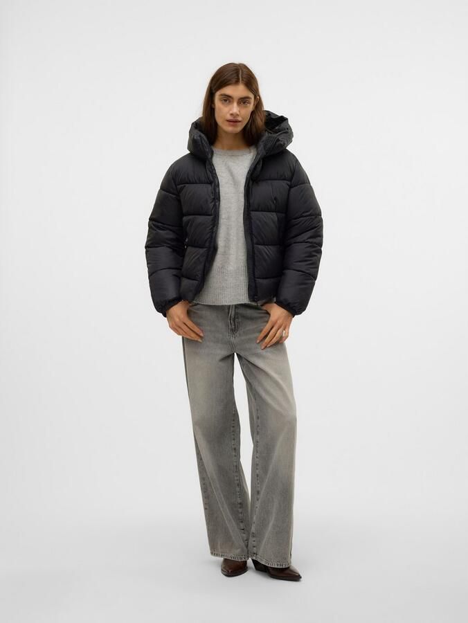 Vero Moda Regular fit gewatteerd jack met capuchon model 'DINA' - Foto 5
