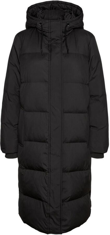 Vero Moda Gewatteerde lange jas met capuchon model 'ERICAHOLLY' - Foto 2