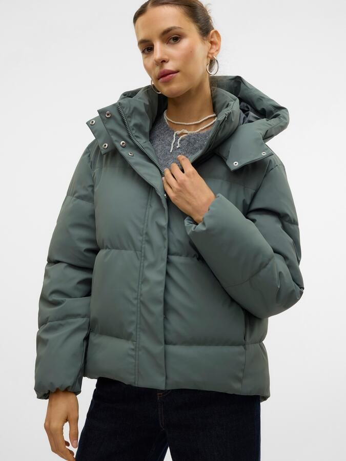 Vero Moda Regular fit gewatteerd jack met capuchon model 'GRETAKYLIE' - Foto 6