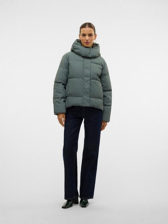 Vero Moda Regular fit gewatteerd jack met capuchon model 'GRETAKYLIE' - Foto 4