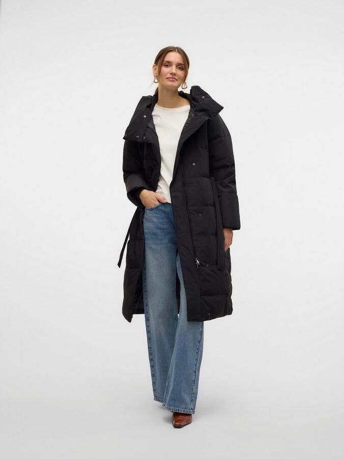 Vero Moda Gewatteerde jas VMLEONIE LONG DOWN COAT GA NOOS - Foto 4