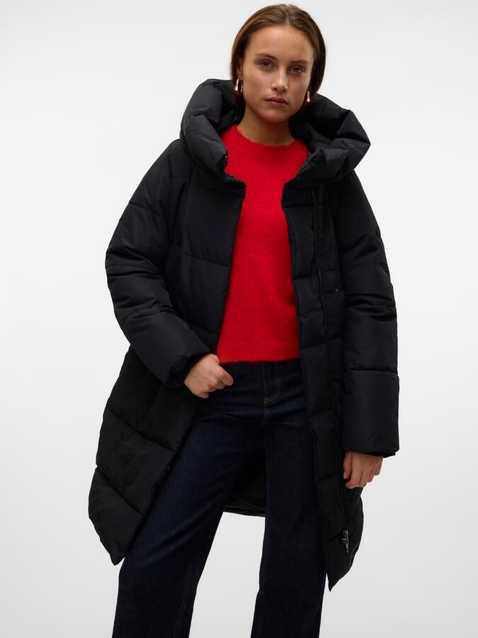 Vero Moda Gewatteerde jas VMLEONIEKATE COAT GA NOOS met een afneembare bindceintuur - Foto 8