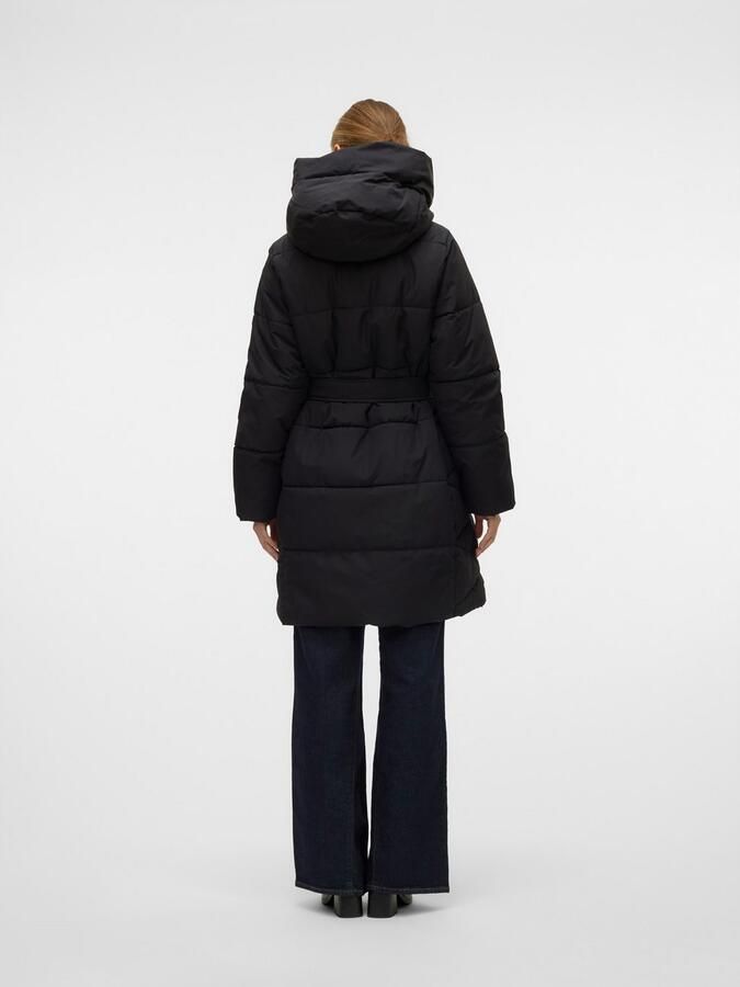 Vero Moda Gewatteerde jas VMLEONIEKATE COAT GA NOOS met een afneembare bindceintuur - Foto 5