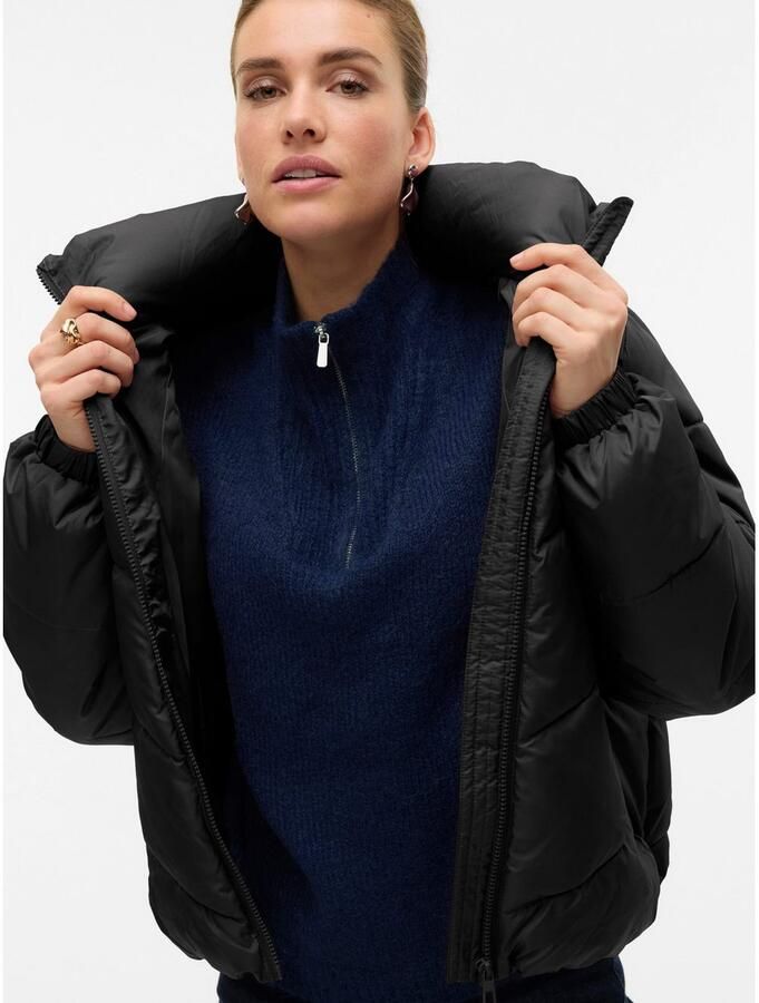 Vero Moda Regular fit gewatteerd jack met opstaande kraag model 'LIGARIO' - Foto 3