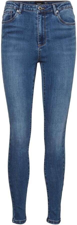 VERO MODA high waist skinny jeans VMSOPHIA medium blue denim - Foto 4