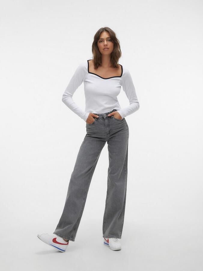 Vero Moda High-waist jeans VMTESSA HR WIDE JEANS RA206 GA NOOS - Foto 3