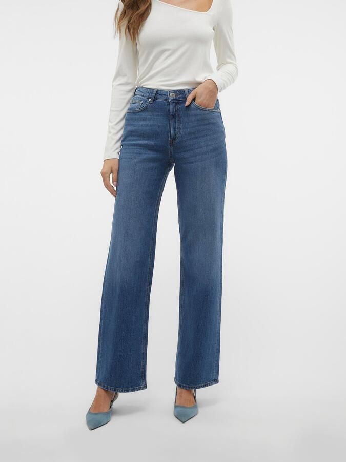Vero Moda High-waist jeans VMTESSA HR WIDE JEANS RA380 GA NOOS - Foto 8