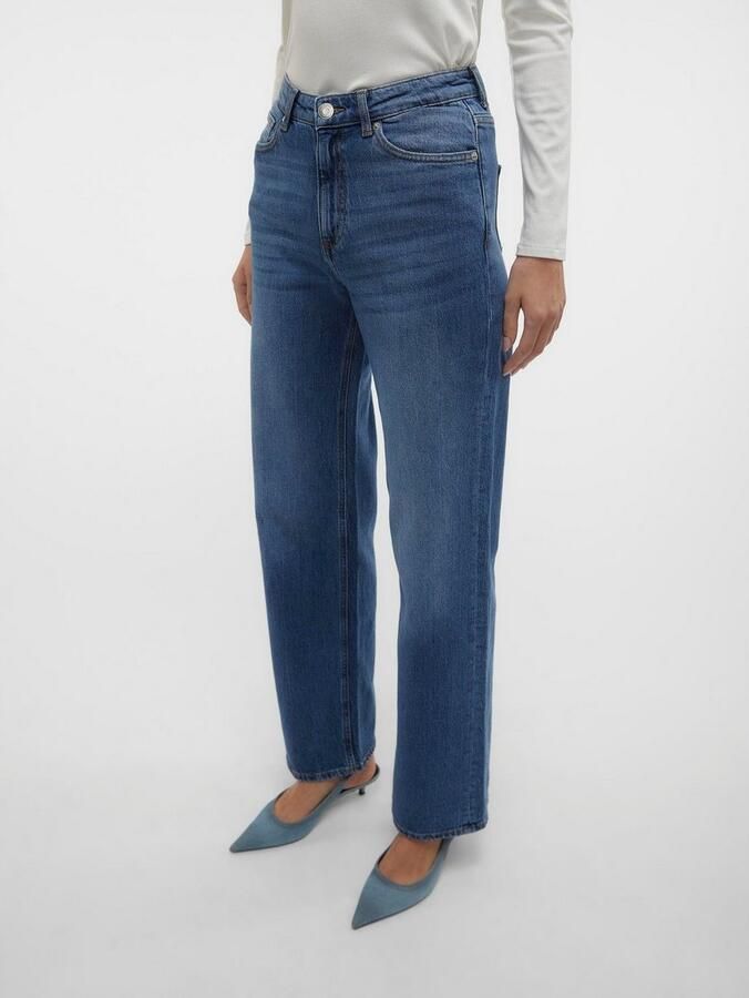 Vero Moda High-waist jeans VMTESSA HR WIDE JEANS RA380 GA NOOS - Foto 4
