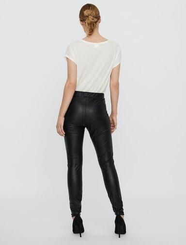 Vero Moda Skinny fit legging van kunstleer model 'GAYA' - Foto 5