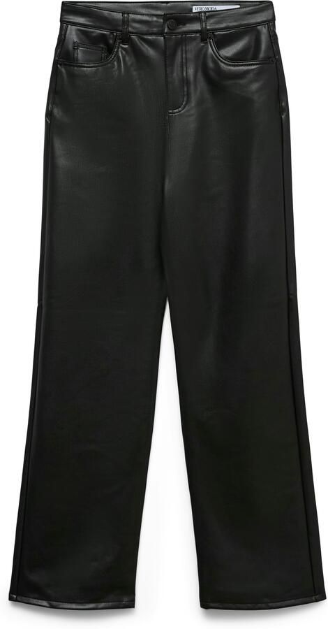 Vero Moda Imitatieleren broek VMTESSA HR WIDE PL PANTS NOOS - Foto 6