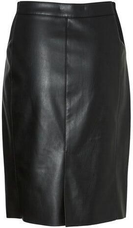 Vero Moda Imitatieleren rok VMBUTTERSIA HW COATED SKIRT NOOS - Foto 5