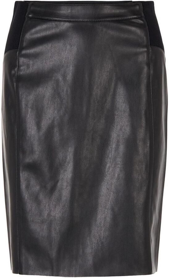 Vero Moda Imitatieleren rok VMBUTTERSIA HW COATED SKIRT NOOS - Foto 1