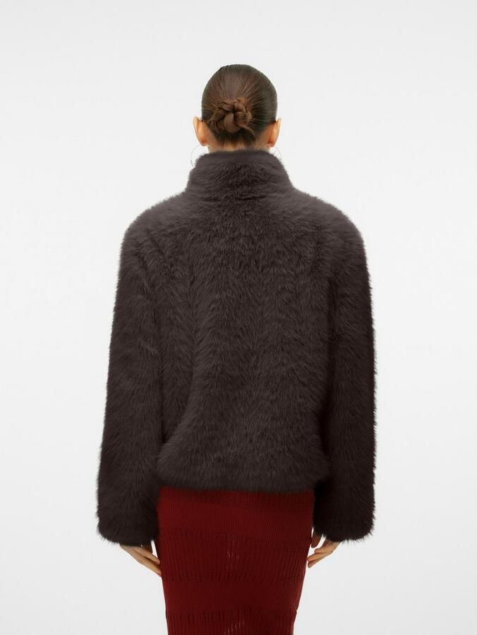 Vero Moda Regular fit jack in de look van imitatiebont model 'MONROE' - Foto 5