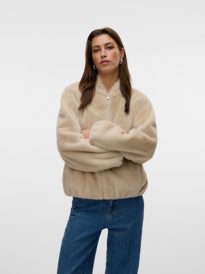 Vero Moda Regular fit jack in de look van imitatiebont model 'SONJALIGA' - Foto 6