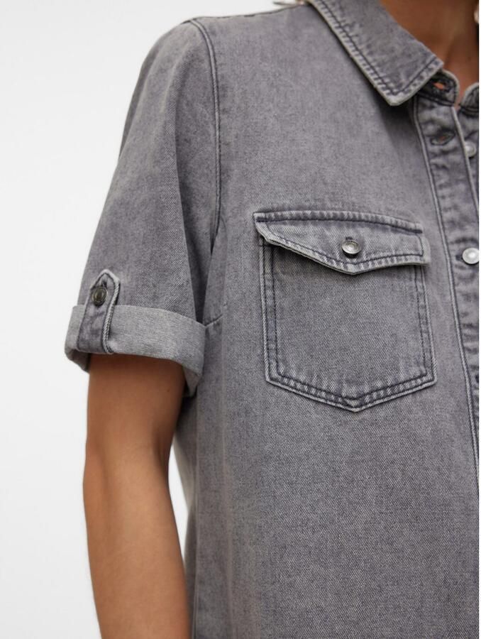 Vero Moda Jeans jurk VMJENNIE SS SHORT DENIM DRESS NOOS