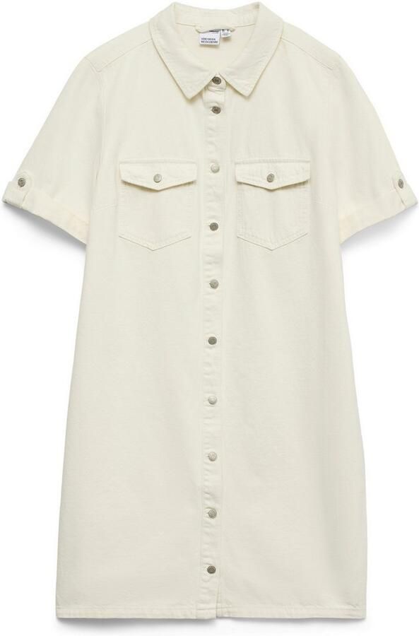 Vero Moda Jeans jurk VMJENNIE SS SHORT DENIM DRESS NOOS - Foto 6