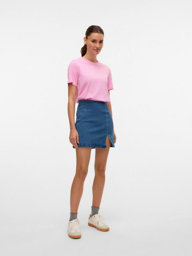 Vero Moda Jeans rok VMNELLY HR SHORT SKIRT DNM MIX NOOS - Foto 3