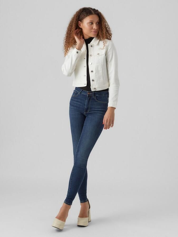 Vero Moda Spijkerjack VMLUNA LS SLIM DNM JACKET MIX GA NOOS - Foto 5