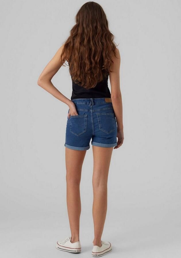 Vero Moda Regular fit korte broek van katoenmix model 'LUNA' - Foto 4