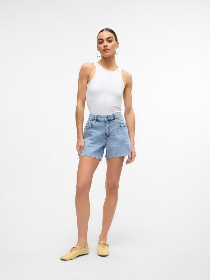 Vero Moda Jeansshort VMTESS MR SHORT DNM SHORTS MIX GA NOOS comfortabele vorm met stretchpercentage - Foto 9