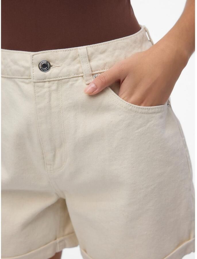 Vero Moda Relaxed fit korte jeans van katoenmix model 'ZURI' - Foto 2