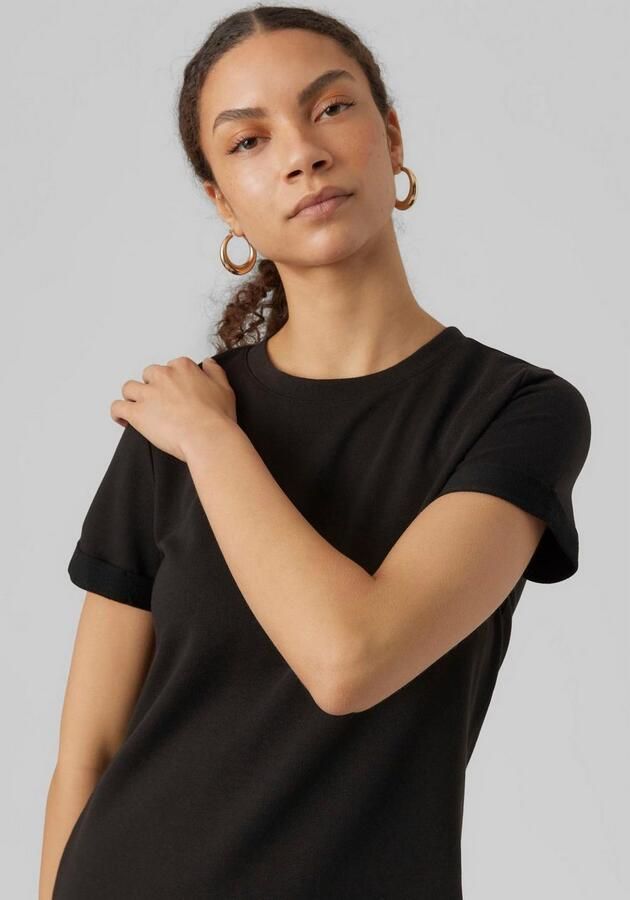 Vero Moda Jerseyjurk VMSASHAMILLA SS SWEAT DRESS NOOS - Foto 3
