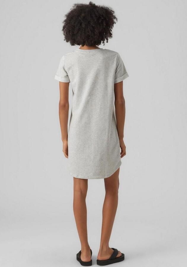 Vero Moda Jerseyjurk VMSASHAMILLA SS SWEAT DRESS NOOS