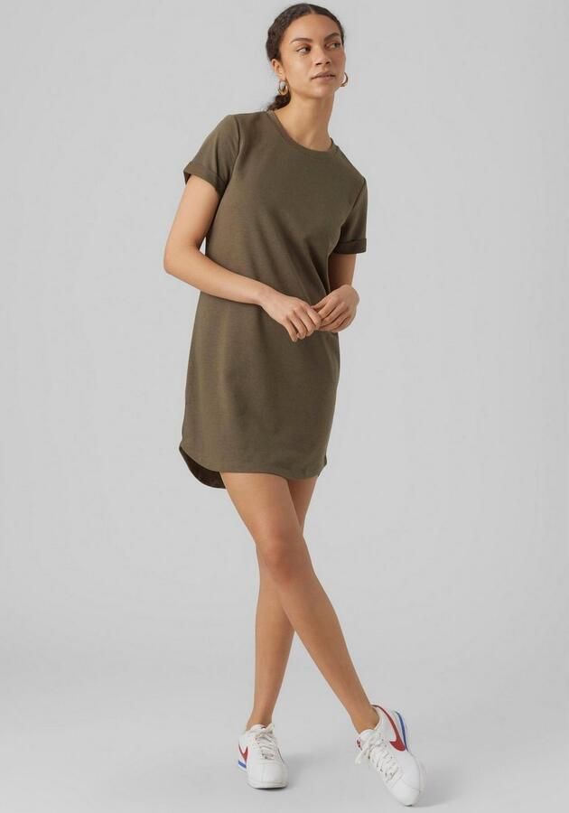 Vero Moda Jerseyjurk VMSASHAMILLA SS SWEAT DRESS NOOS - Foto 4