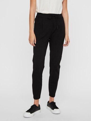 Vero Moda Loose fit stoffen broek met bandplooien model 'EVA'