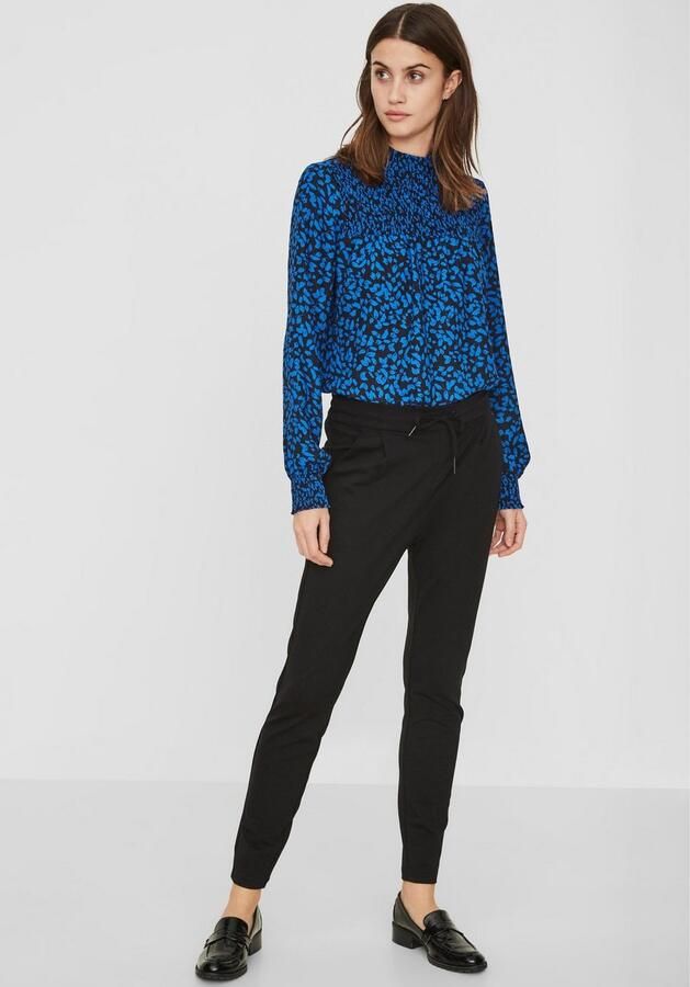 Vero Moda Loose fit stoffen broek met bandplooien model 'EVA' - Foto 5